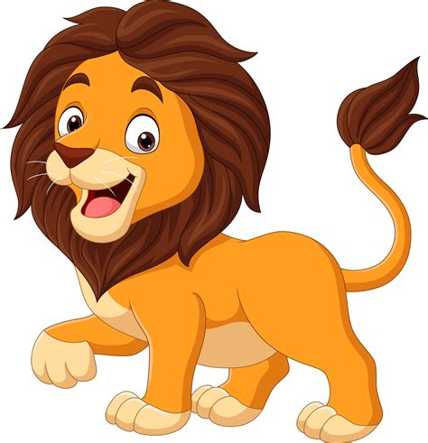 Lion Cartoon Vector Art Icons And Graphics For Free Download