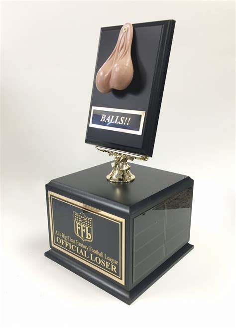 Check spelling or type a new query. 14" Tall "Balls!" Fantasy Football Loser Perpetual Trophy ...