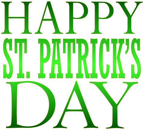 Saint patricks day art happy st patricks day. Happy Saint Patrick's Day Text PNG Clip Art | Gallery ...