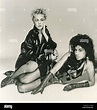 PEPSI AND SHIRLIE Promotional photo of UK pop duo about 1987 with Stock ...