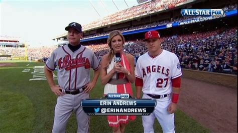 Erin Andrews Makes Her Debut With Fox Sports At Mlb All Star Game
