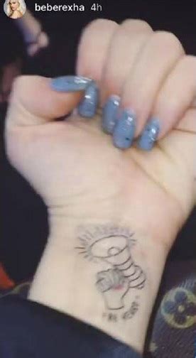 What Is The Meaning Of The New Tattoo Of Bebe Rexha Photo Albanian