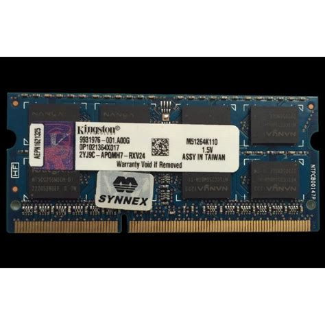 Kingston Gb Ddr Bus Mhz Mhz Synnex