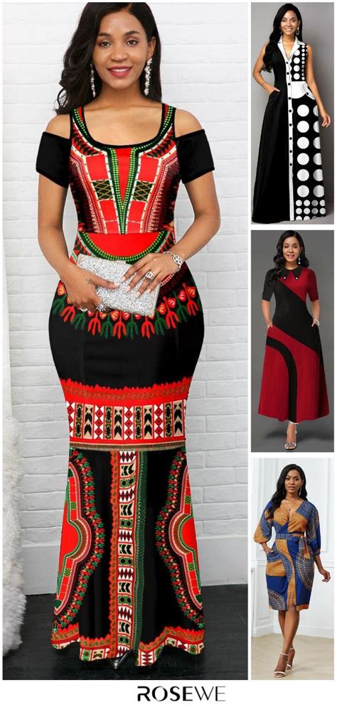 Rosewe Best Dresses For You😘😘 Latest African Fashion Dresses Fashion Dresses African Print
