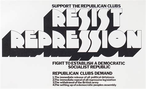 Resist Repression Original Vintage Silkscreen Print Jim Fitzpatrick