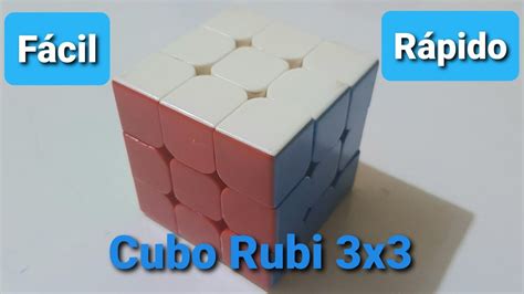 🔴como Armar Cubo Rubik 3x3 Parte 1paso A Paso Principiantes