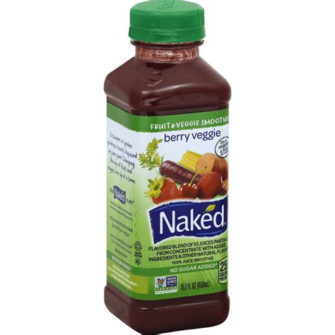 Naked 100 Juice Smoothie Berry Veggie Beverages Sendik S Food Market