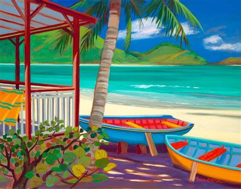 Beach Bums By Shari Erickson Caribbean Art Tropical Art Island Art