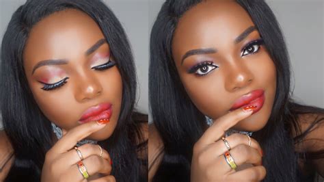 easy fall makeup tutorial makeup for dark skin woc youtube
