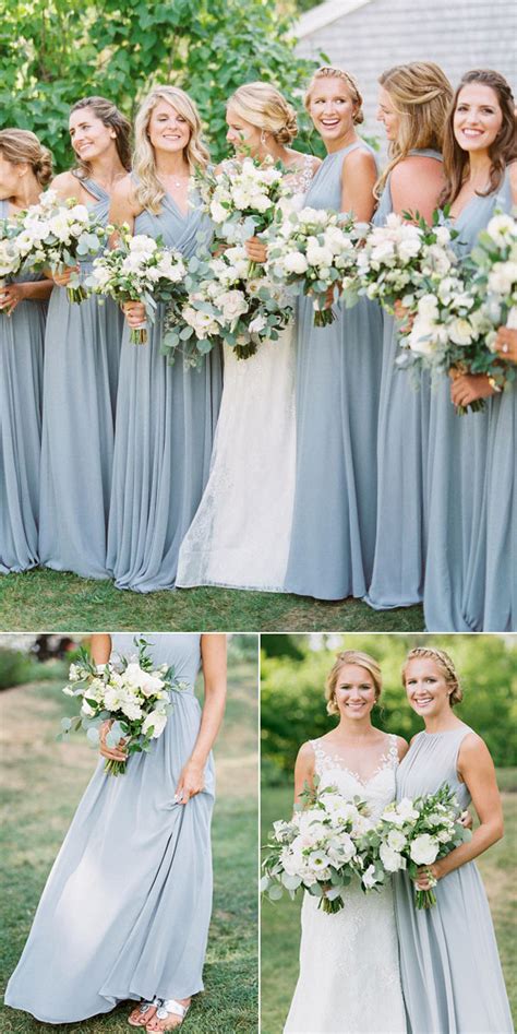 Top 10 Dusty Blue Bridesmaid Dresses Ideas On Pinterest Wednova Blog