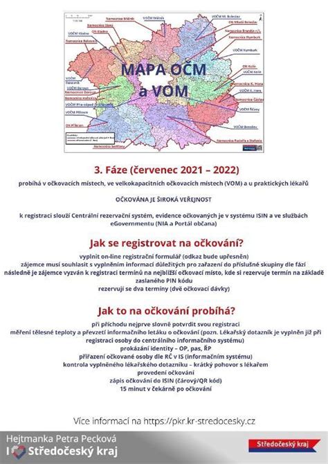 Zahájení termínu očkování od 1. Vše k očkování proti Covid-19 - Město Úvaly