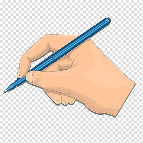 Calligraphy Writing With Ball Pen Clipart
