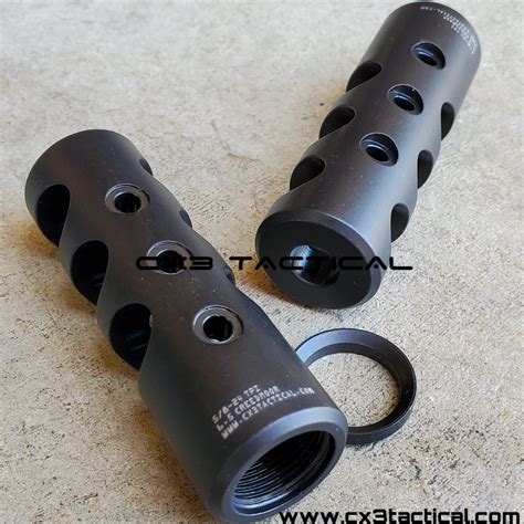 65 Creedmoor Muzzle Brake Compensator 58 24 Tpi Crush Washer 58x24