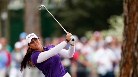 latanna stone of the united states plays her second stroke on no 18 during the final round of