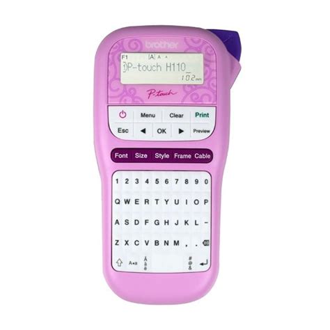 Brother P Touch Pth110 Durable Label Printer Pink Elive Nz