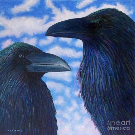 Two Ravens By Brian Commerford