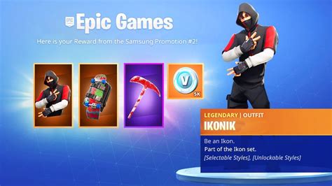 The New Ikonik Pack Rewards In Fortnite Youtube