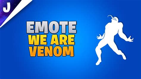 Fortnite We Are Venom Emote Venom Emote Youtube