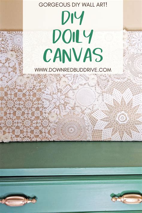 Doily Wall Art Diy Easy Way To Turn Old Doilies Into Something Beautiful