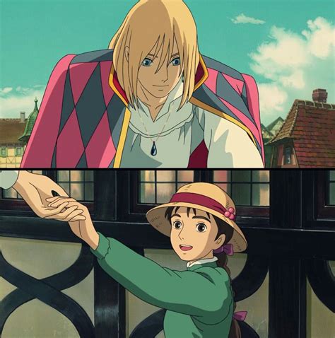Sophie And Howl Studio Ghibli Art Howl And Sophie Howls Moving Castle