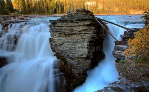 Helmcken Falls On A Frosty Day British Columbia Canada Stock Photo