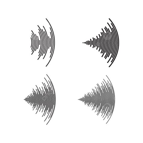 Sound Wave Frequency Vector Hd Png Images Sound Waves Vector
