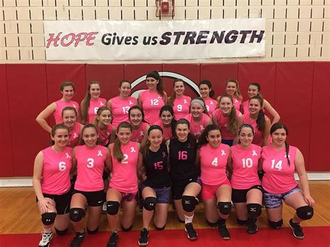 Sauquoit Volleyball Teams Raise Money For Breast Cancer