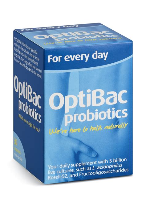 Optibac Probiotics Every Day 5 Billion 30s Buy Health Products At Healthy U Online Health