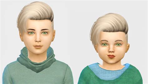 Simiracle Ade S Zayn Hair Retextured Sims 4 Hairs Toddler Hair