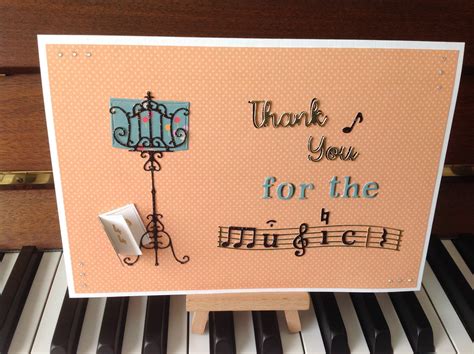 Music Director Thank You Card Musician Leaving Card Music Conductor