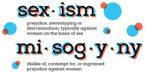 The Difference Between Sexism And Misogyny Vanguard