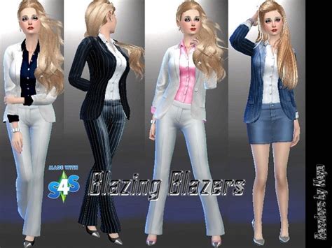 Blazing Blazers By Mayasims At Mod The Sims Sims 4 Updates