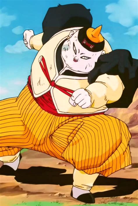 Android 8 makes cameo appearances throughout dragon ball z, the most prominent being during the kid buu saga, when goku is forming a spirit bomb and 8, along with his fellow villagers, supplies goku with his energy to use against kid buu. Android 19 - Dragon Ball Wiki