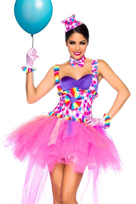 Candy Kostüm Cupcake Fee Kostüm Clown Kostüm Damen Karneval Fasching