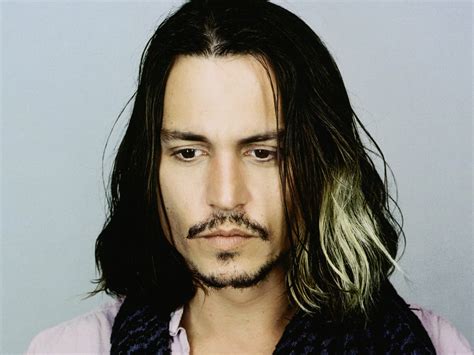 Long Mature Man Eyes Hair Johnny Depp Black Celebrities Depp