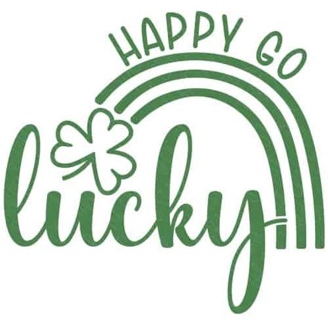 Happy Go Lucky Free Svg The Crafty Blog Stalker