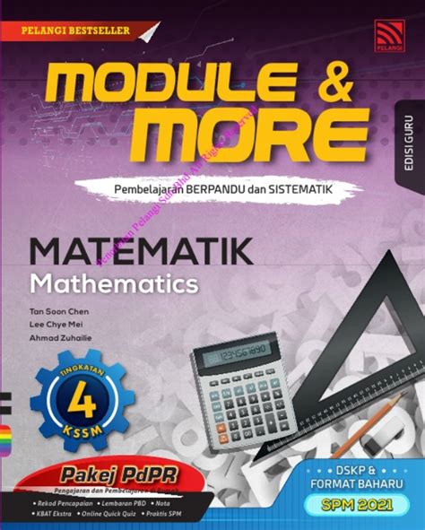 Jawapan Module & More Matematik Tambahan Tingkatan 4 – Buku Teks