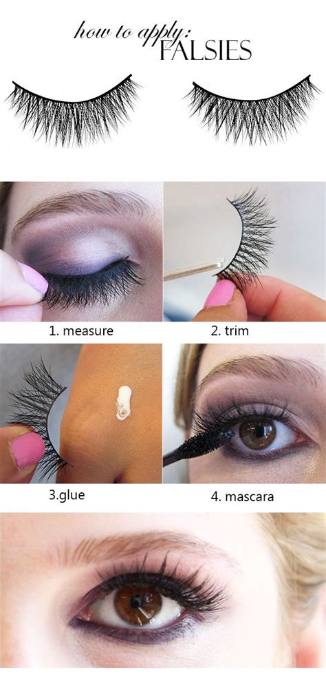 10 ways to apply false eyelashes properly pretty designs