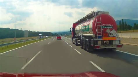 Driving To Prague Highway A8 E55 Youtube