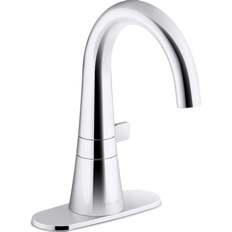 Once you get used to it, it works quite well with ease of temperature setting and changing. KOHLER Tocar Single Hole Single-Handle Bathroom Faucet in ...
