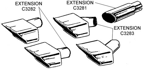 Extensions Diagram View Chicago Corvette Supply