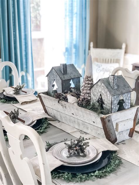 An Easy Winter Table Setting In My Dining Room Wilshire Collections