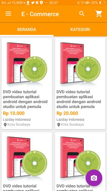 Tutorial Membuat Aplikasi Toko Online Dengan Android Studio Malas Ngoding