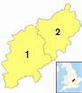 A Map of Northamptonshire England. Northamptonshire UK Map