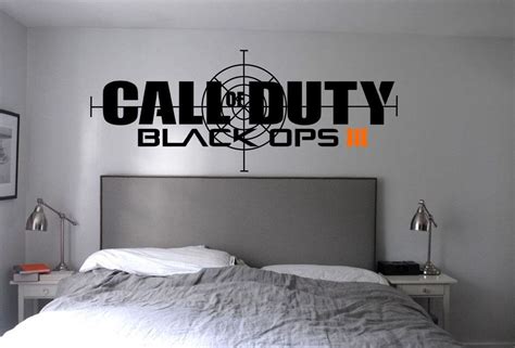 Call Of Duty Black Ops 3 Personalised Wall Art Vinyl Decal Sticker