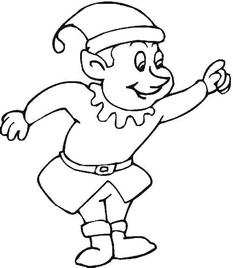 Buddy The Elf Coloring Page Coloring Home