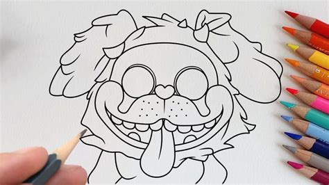 How To Draw Pj Pug A Pillar Poppy Playtime Chapter 2 Youtube