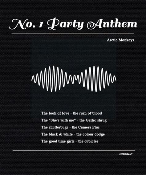 No 1 Party Anthem Arctic Monkeys Arctic Monkeys Arctic Monkeys