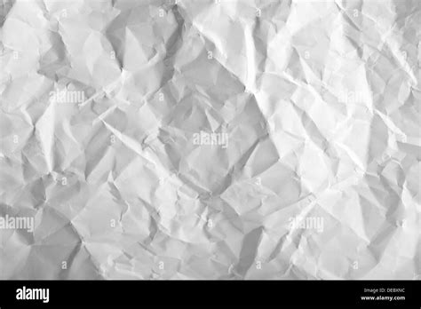 Crushed White Paper Stock Photo Alamy