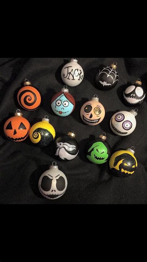 Clear fillable ball ornaments make christmas ornament crafting super easy for kids of all ages. Nightmare before christmas ornaments by BelleSoleilLA on Etsy | halloween makes now | Nightmare ...